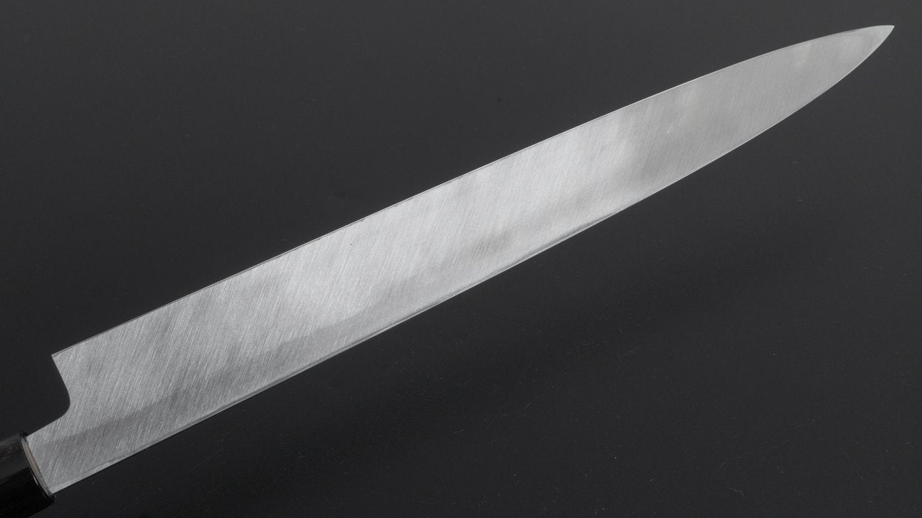 Hitohira Kikuchiyo Manzo White #3 Yanagiba 240mm Ho Wood Handle (D-Shape)