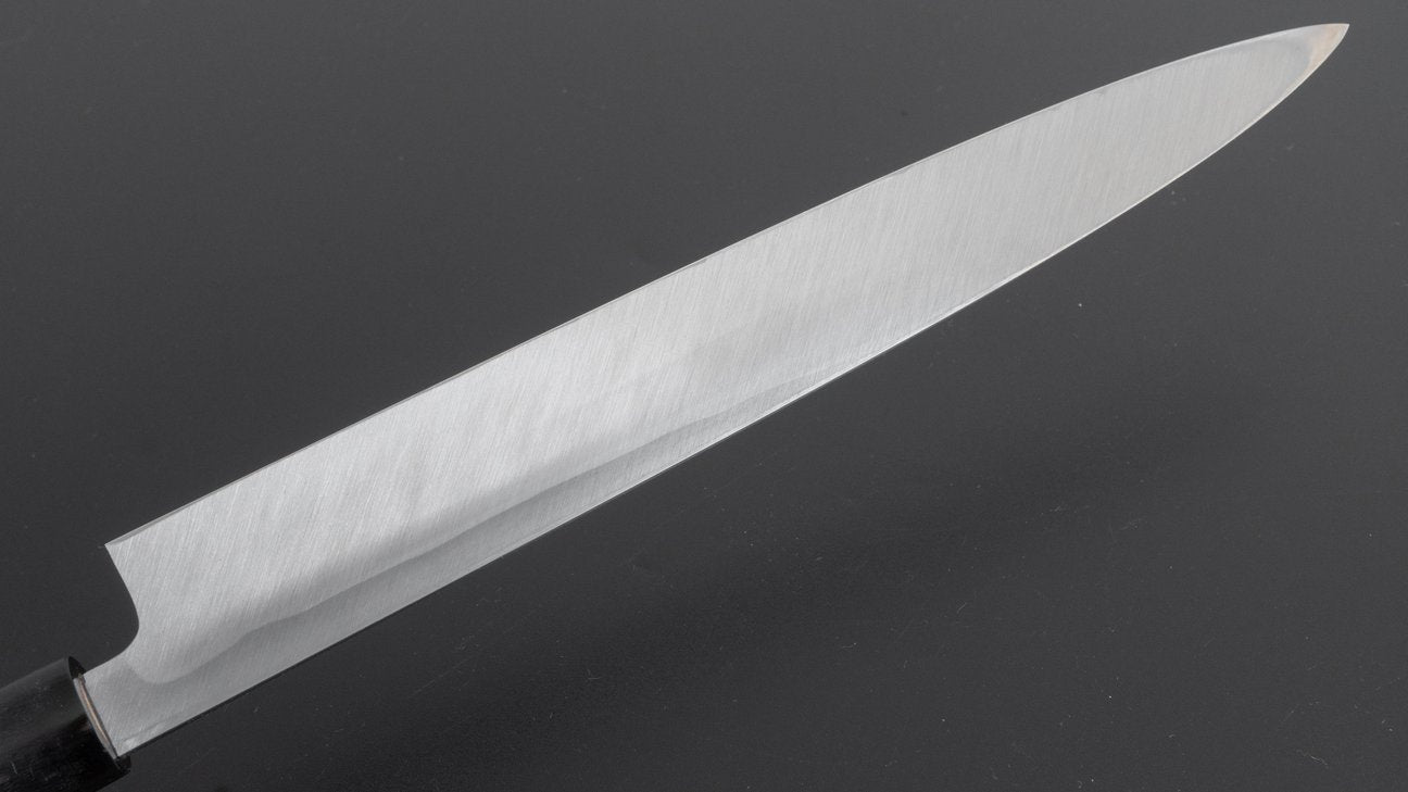 Hitohira Kikuchiyo Manzo White #3 Yanagiba 270mm Ho Wood Handle (D-Shape)