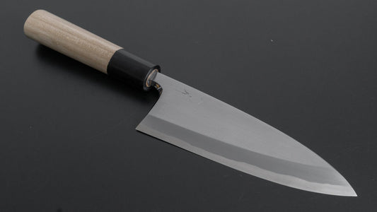 Hitohira Togashi Wit #1 Tachi Deba 150 mm Ho houten handvat (Saya)