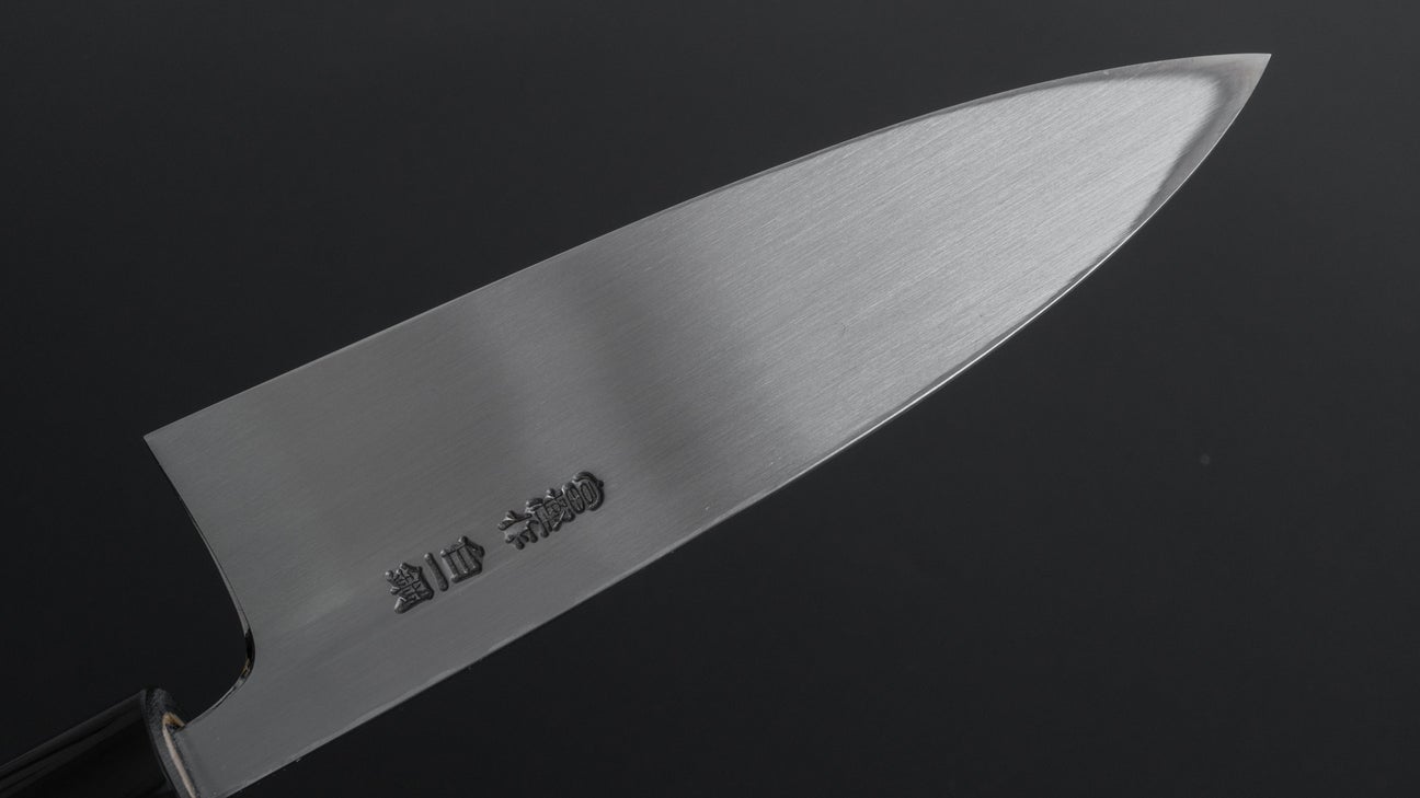 Hitohira Togashi Wit #1 Tachi Deba 150 mm Ho houten handvat (Saya)