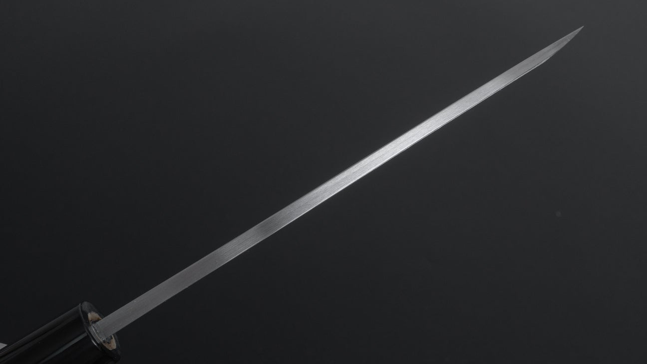 Hitohira Togashi Wit #1 Tachi Deba 150 mm Ho houten handvat (Saya)