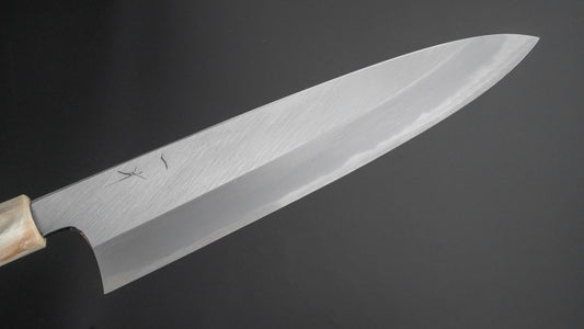 Hitohira Togashi White #1 Migaki Gyuto 240mm Lacewood Handle