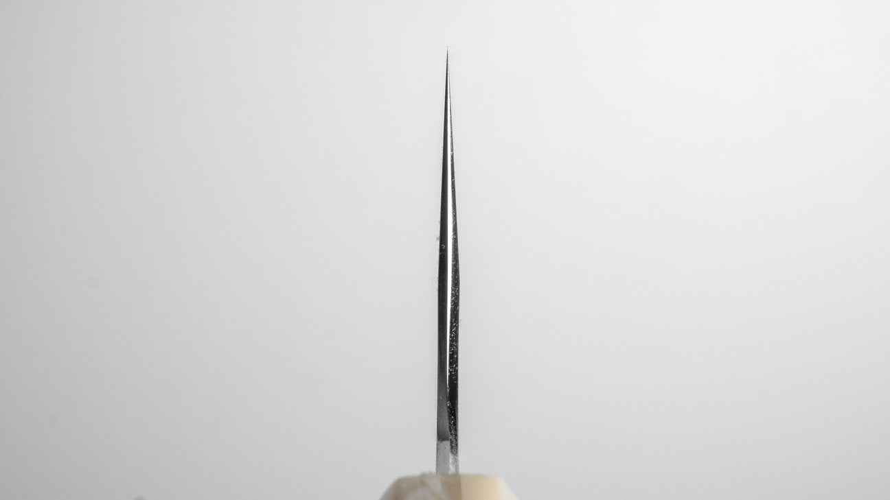 Hitohira Togashi White #1 Migaki Gyuto 240mm Lacewood Handle