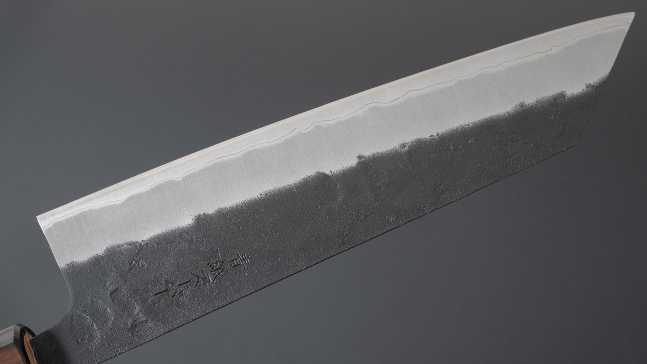 Hitohira Futana SB Kuro Nashiji Bunka kersenhouten handvat