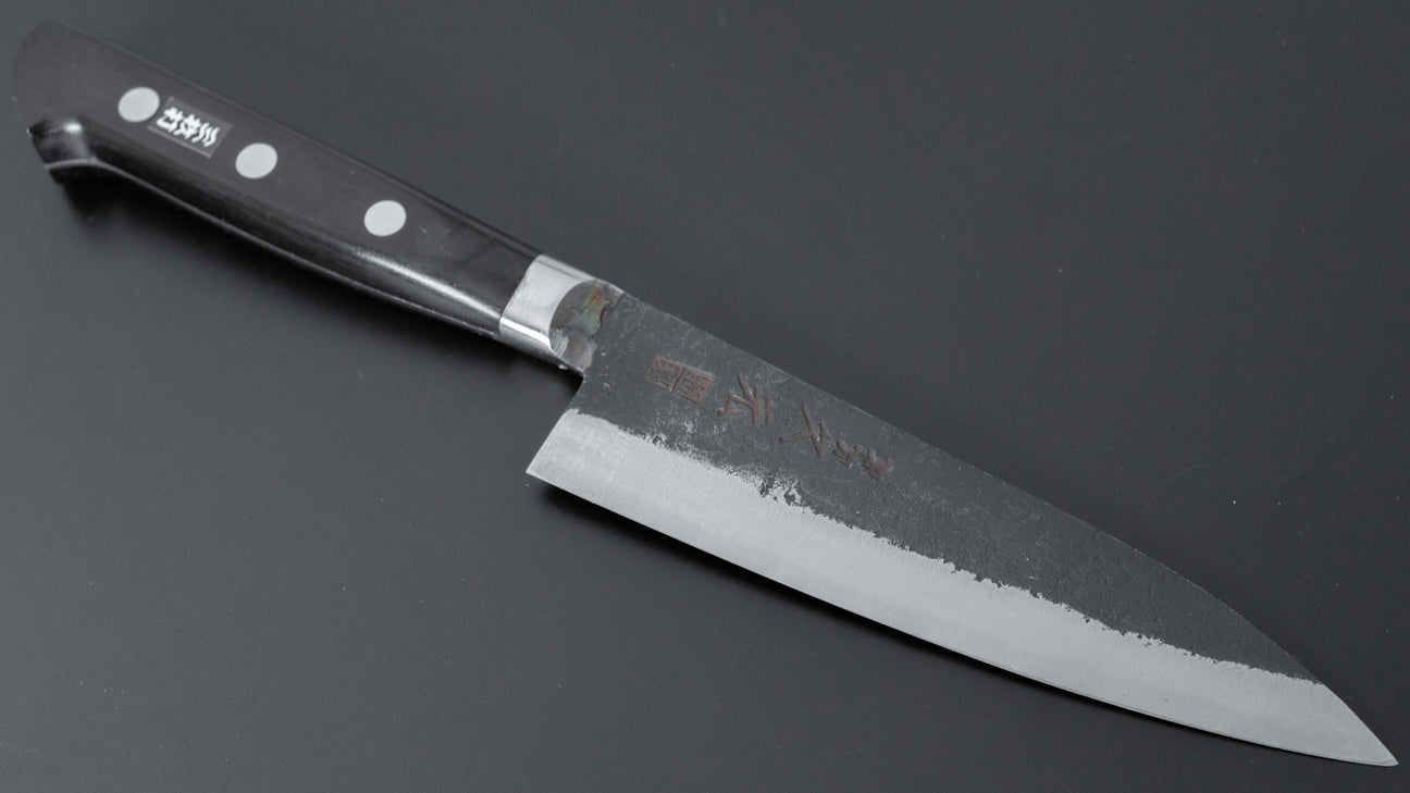 Morihei Hisamoto Kurouchi White #1 Petty 135mm Pakka Handle