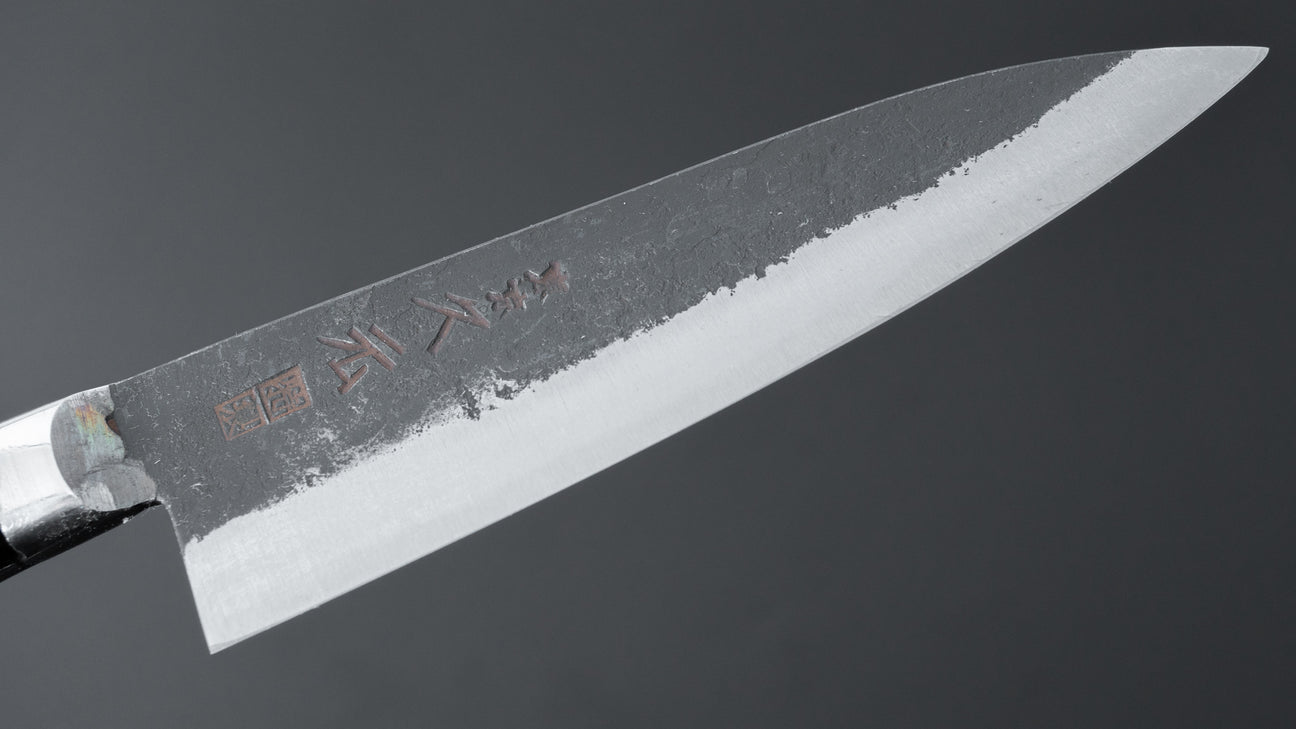 Morihei Hisamoto Kurouchi White #1 Petty 135mm Pakka Handle