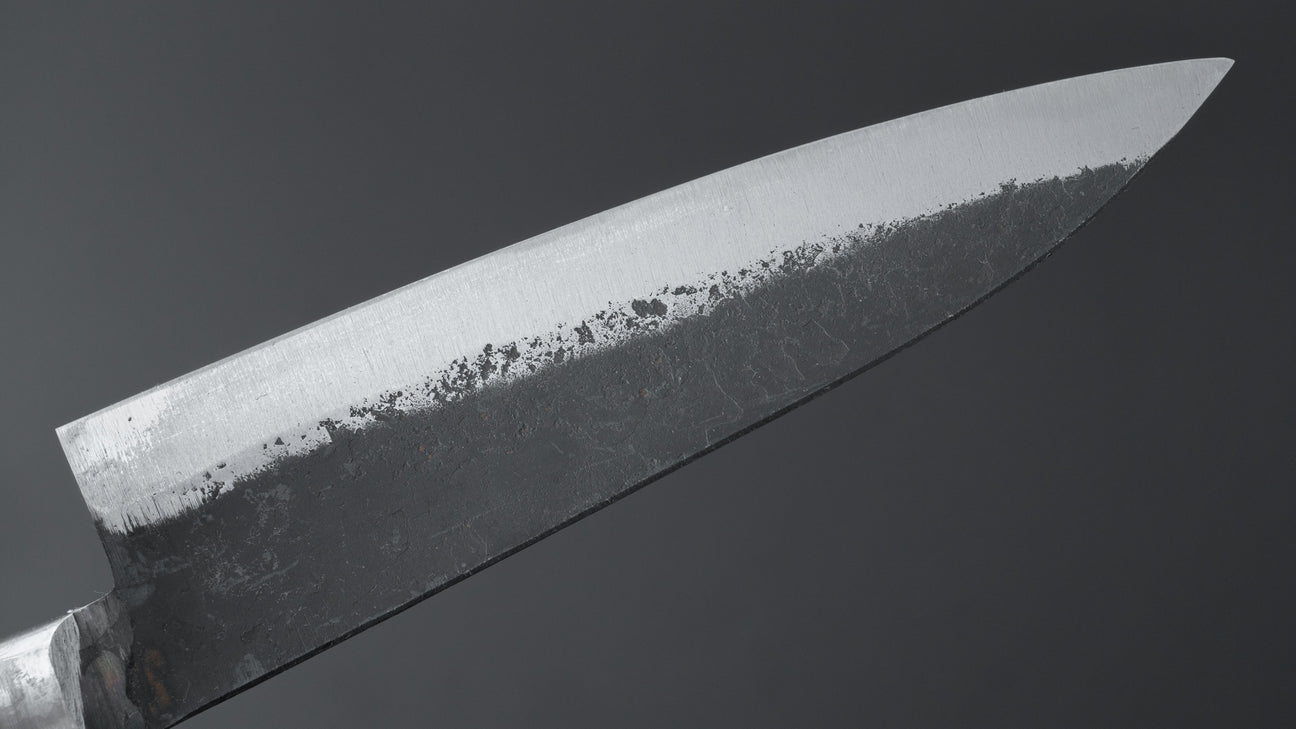 Morihei Hisamoto Kurouchi White #1 Petty 135mm Pakka Handle