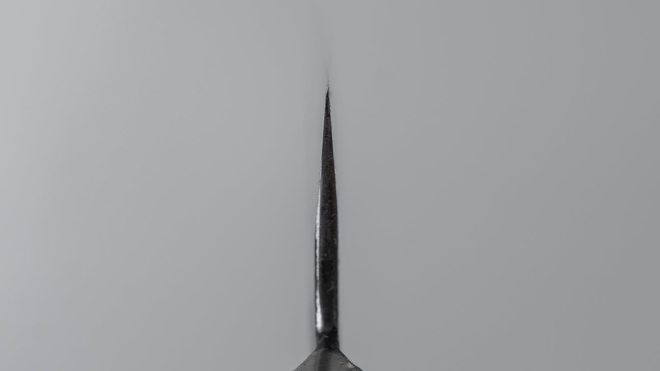 Morihei Hisamoto Kurouchi White #1 Petty 135mm Pakka Handle