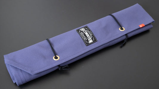 HI-CONDITION Hanpu Canvas 6 Pockets Knife Roll Purple
