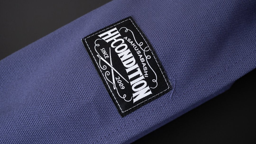 HI-CONDITION Hanpu Canvas 6 Pockets Knife Roll Purple