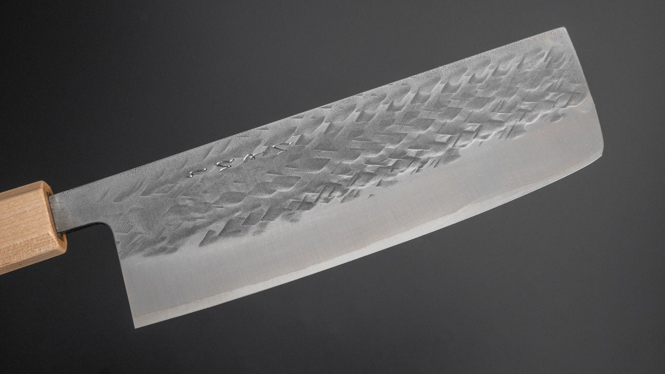 Hitohira TD SLD Tsuchime Nakiri 165mm Walnut Handle