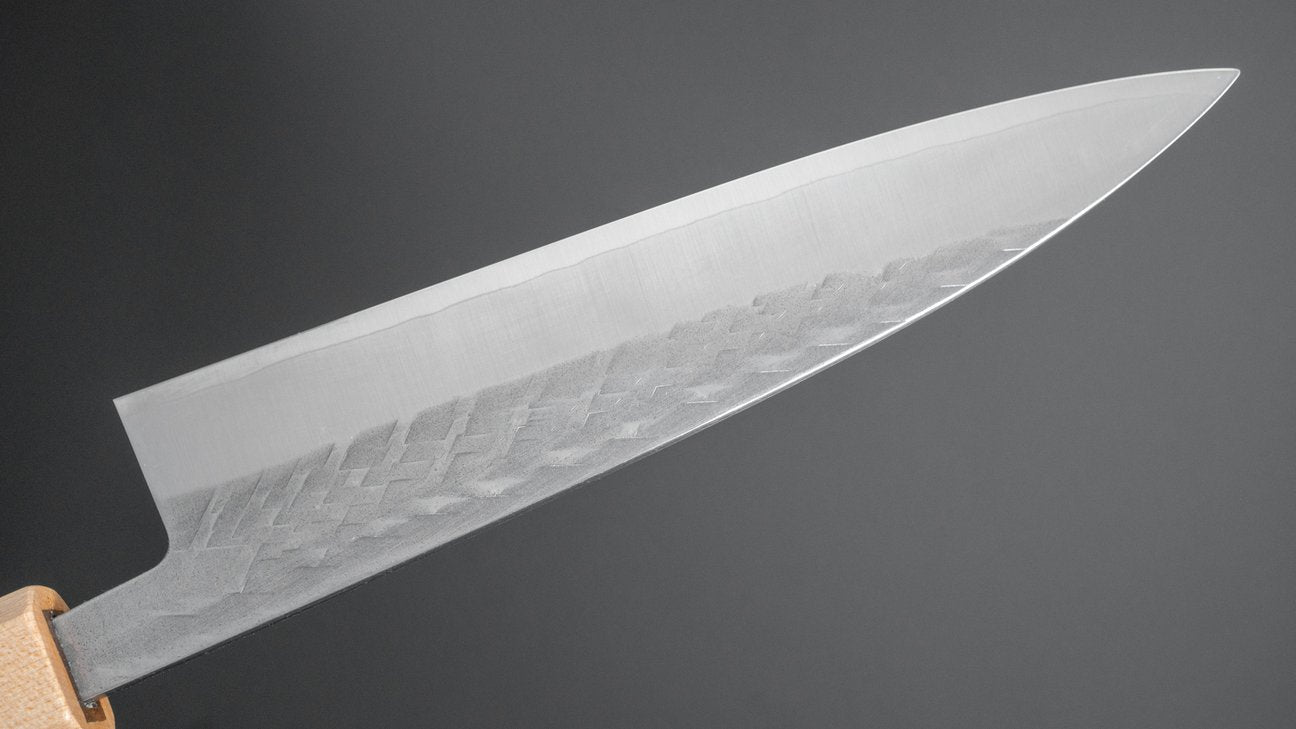 Hitohira TD SLD Tsuchime Gyuto 165 mm walnoot handvat