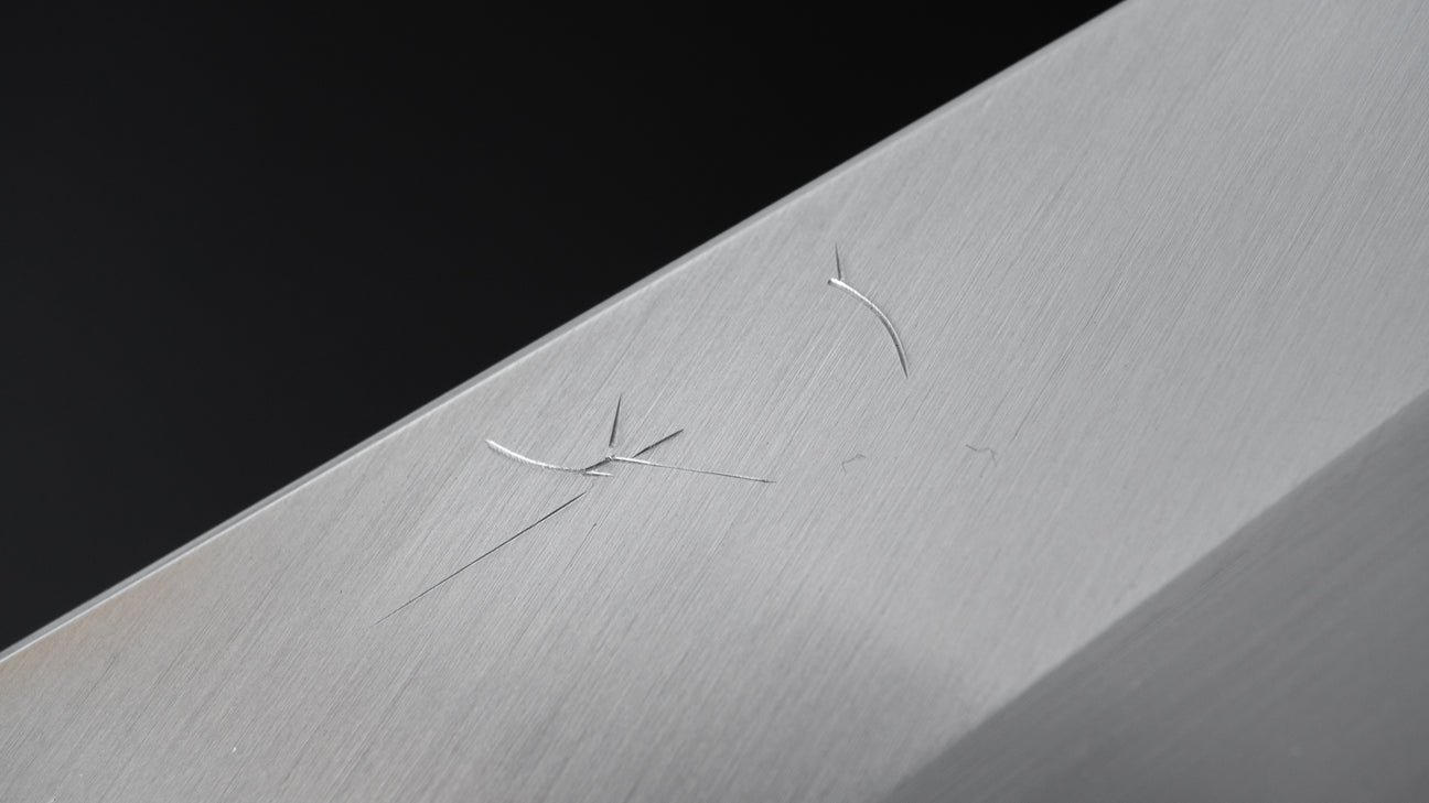 Hitohira Togashi Wit #1 Roestvrij Bekleed Migaki Kiritsuke Gyuto 240mm Ho Houten Handvat