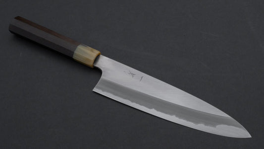 Hitohira Togashi Blue #1 roestvrij beklede Gyuto 210 mm Taihei ebbenhouten handvat