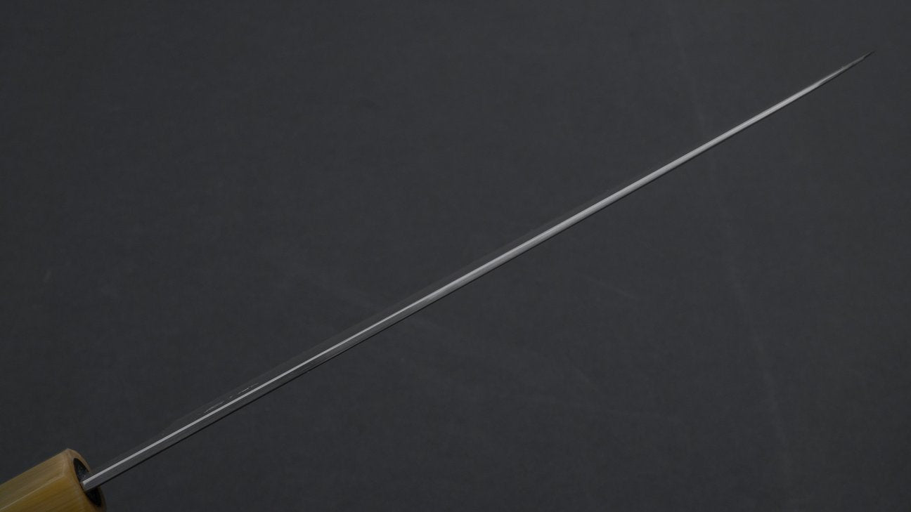 Hitohira Togashi Blue #1 roestvrij beklede Gyuto 210 mm Taihei ebbenhouten handvat