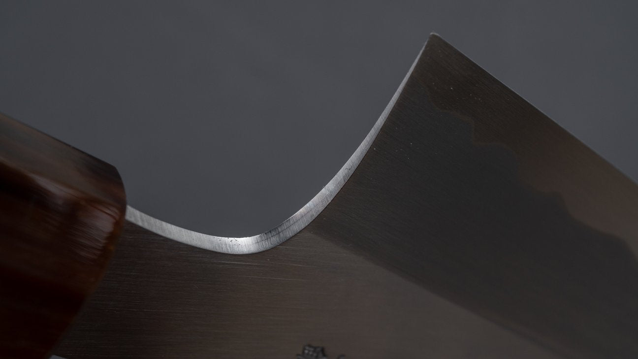 Hitohira Togashi Blue #1 roestvrij beklede Gyuto 240 mm Taihei ebbenhouten handvat