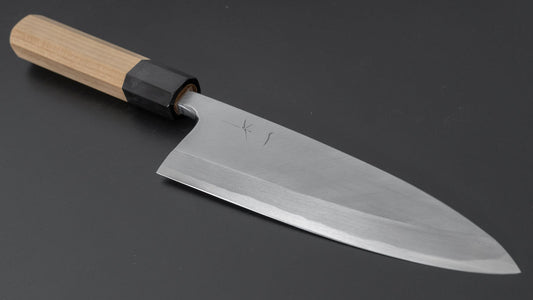Hitohira Tanaka Manzo White #2 Deba 165mm Ho Wood Handle (Saya)