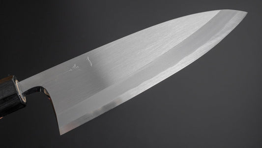 Hitohira Togashi Wit #1 Tachi Deba 165 mm Ho houten handvat (Saya)