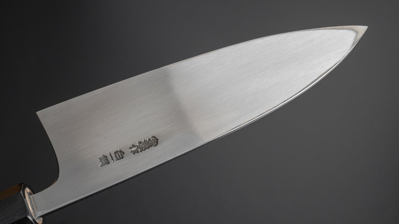 Hitohira Togashi Wit #1 Tachi Deba 165 mm Ho houten handvat (Saya)