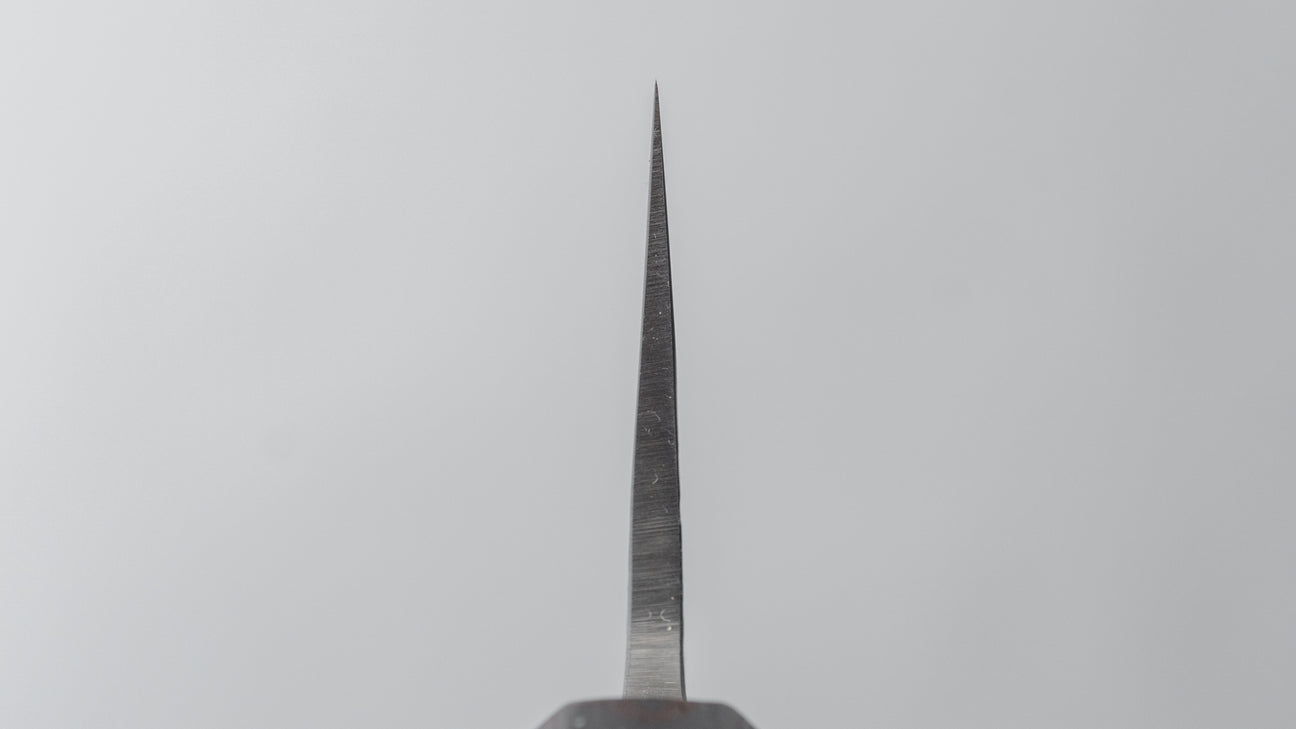 Hitohira TD Blue #2 roestvrij beklede Kurouchi Gyuto 240 mm Padauk-handgreep