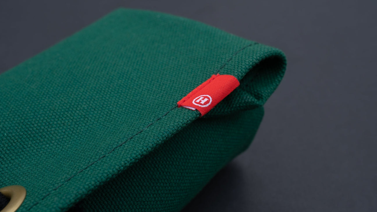 HI-CONDITION Hanpu Canvas 6 Pockets Knife Roll Mid Green