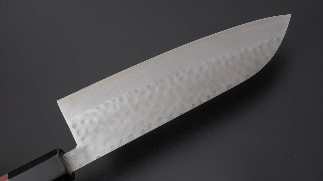 Hitohira NM Tsuchime Santoku 170mm Purpleheart Handle