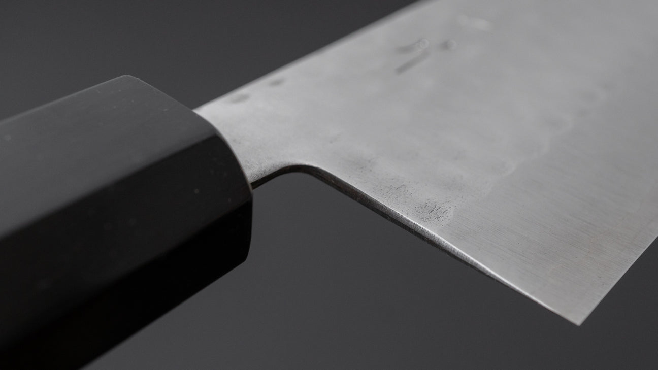 Hitohira NM Tsuchime Santoku 170mm Purpleheart Handle