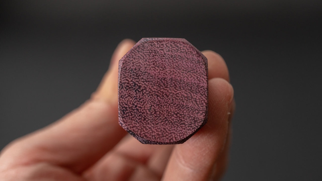 Hitohira NM Tsuchime Santoku 170mm Purpleheart Handle