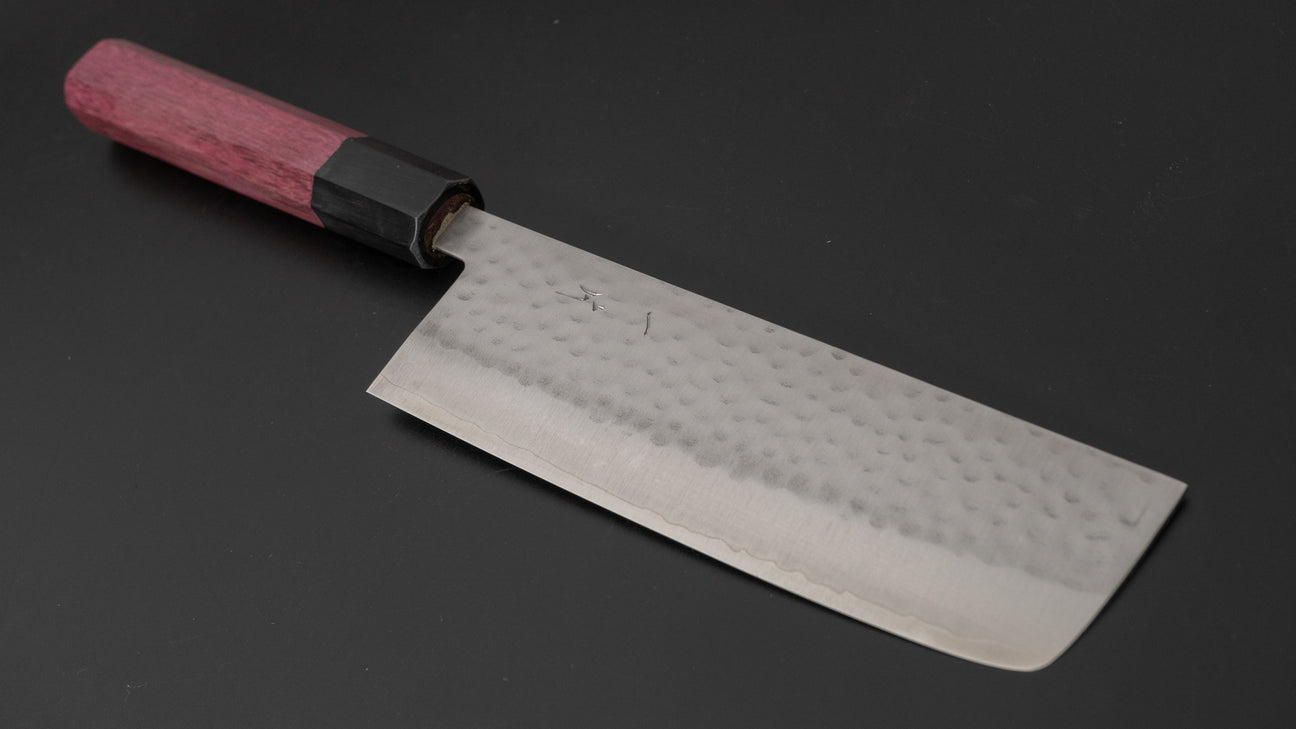 Hitohira NM Tsuchime Nakiri 165 mm paarsharthandvat
