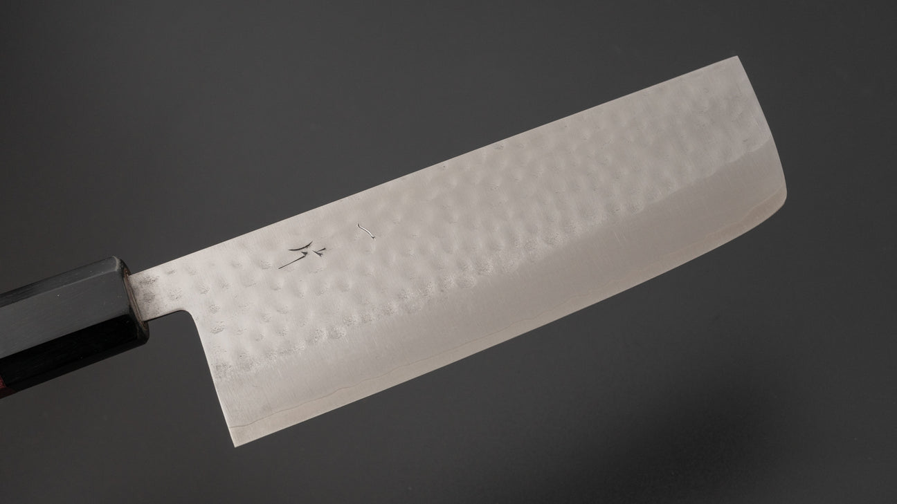 Hitohira NM Tsuchime Nakiri 165 mm paarsharthandvat