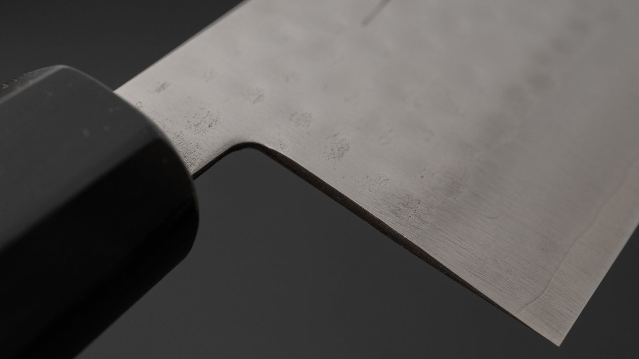 Hitohira NM Tsuchime Nakiri 165 mm paarsharthandvat