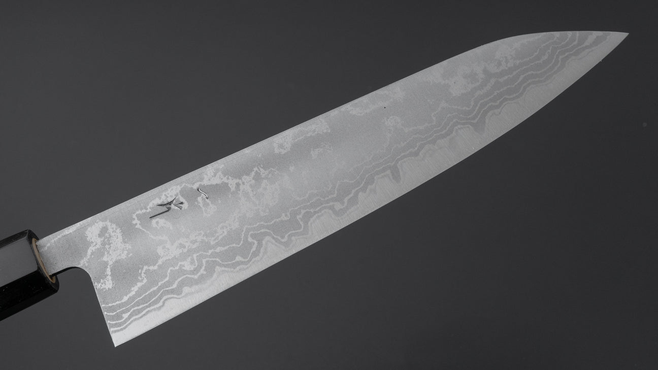 Hitohira GR Blue #2 Damascus Gyuto 210mm Ho Wood Handle