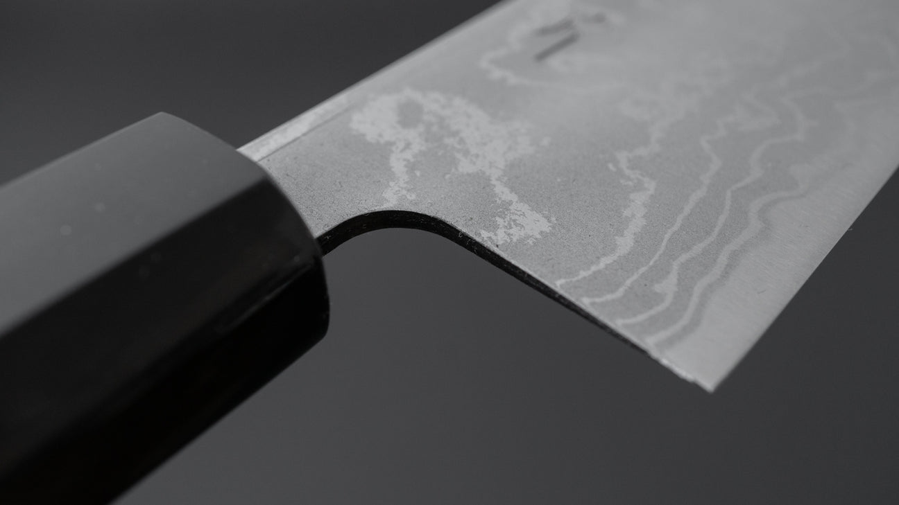 Hitohira GR Blue #2 Damascus Gyuto 210mm Ho Wood Handle