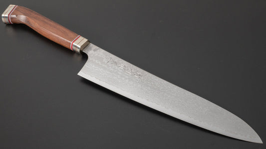 Hitohira Imojiya TH Damascus Gyuto 240 mm Fusion Tagayasan-handvat