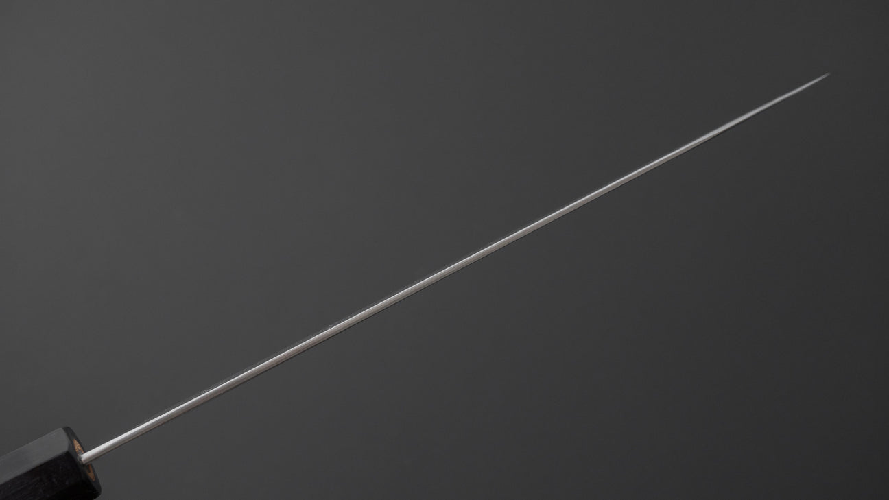 Hitohira Tanaka Kyuzo Blue #1 Migaki Kiritsuke Gyuto 240mm Yakusugi Cedar Handle (Type S)