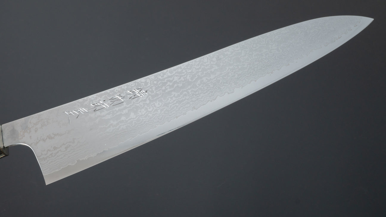 Hitohira Imojiya TH Damascus Gyuto 240mm Fusion Tagayasan Handle
