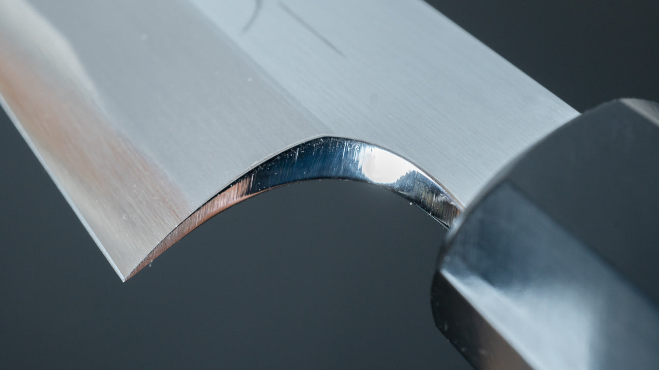 Hitohira Togashi Wit #1 Tachi Linkshandige Yanagiba 270 mm Ho Houten Handvat (Saya)