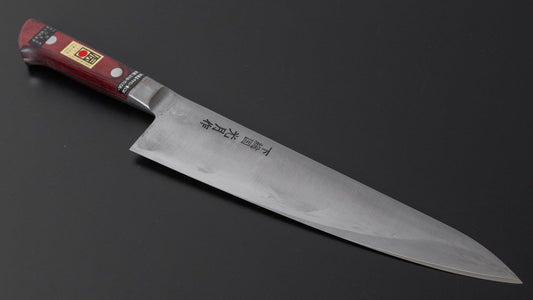 Kogetsu White #1 Gyuto 240mm Wine Pakka Handle