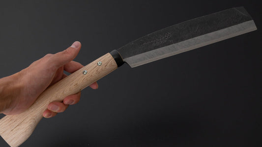 Ajikataya Old Style Hatchet 210mm Oak Handle (Single Bevel)