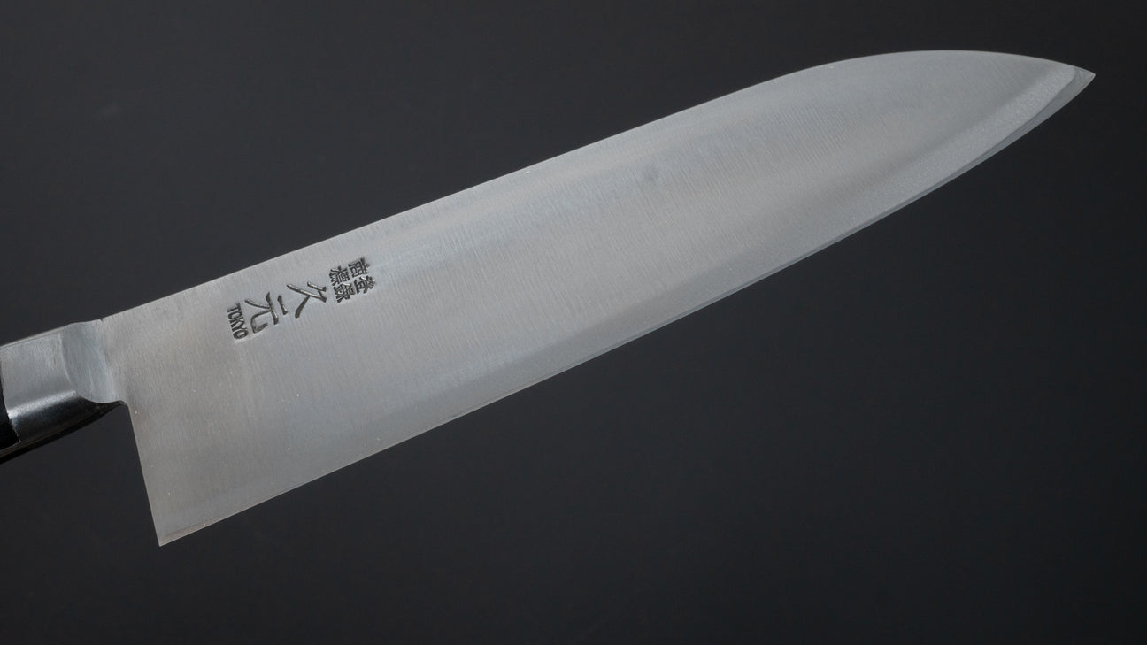 Morihei Hisamoto Hagane Santoku 185mm Pakka Handle