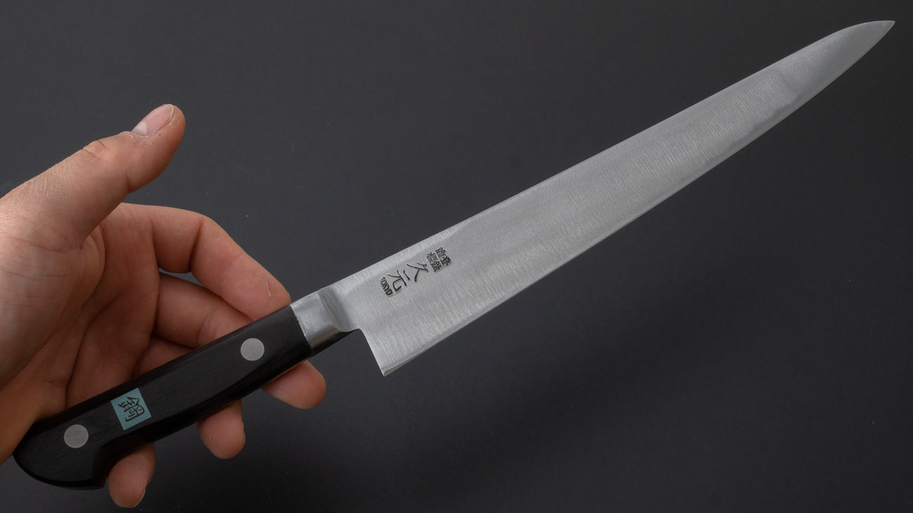 Morihei Hisamoto Hagane Sujihiki 240mm Pakka Handle