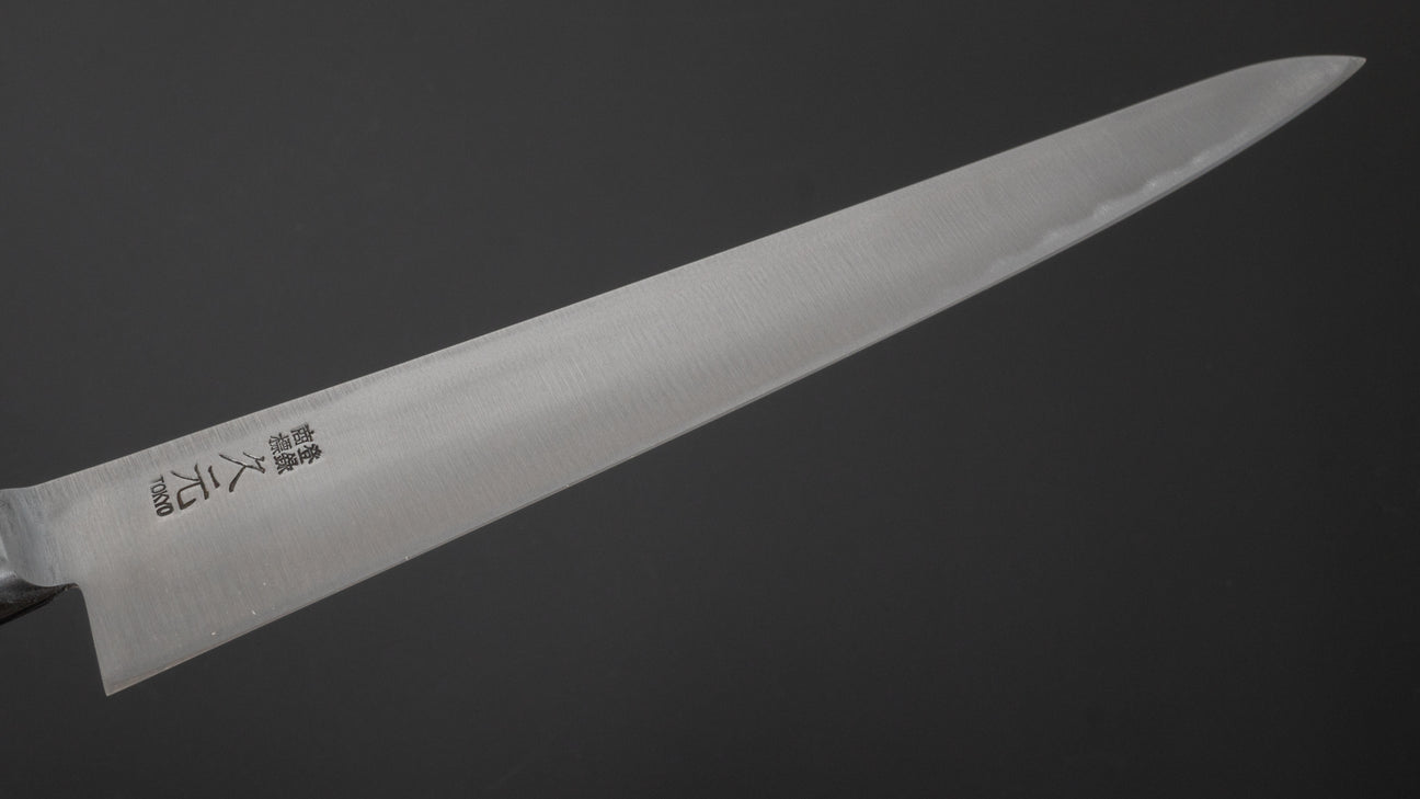 Morihei Hisamoto Hagane Sujihiki 240mm Pakka Handle