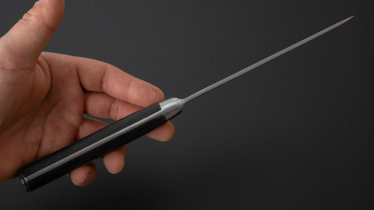 Morihei Hisamoto Hagane Honesuki Kaku 135mm Pakka Handle