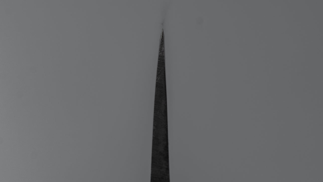 Morihei Hisamoto Hagane Honesuki Kaku 135mm Pakka Handle