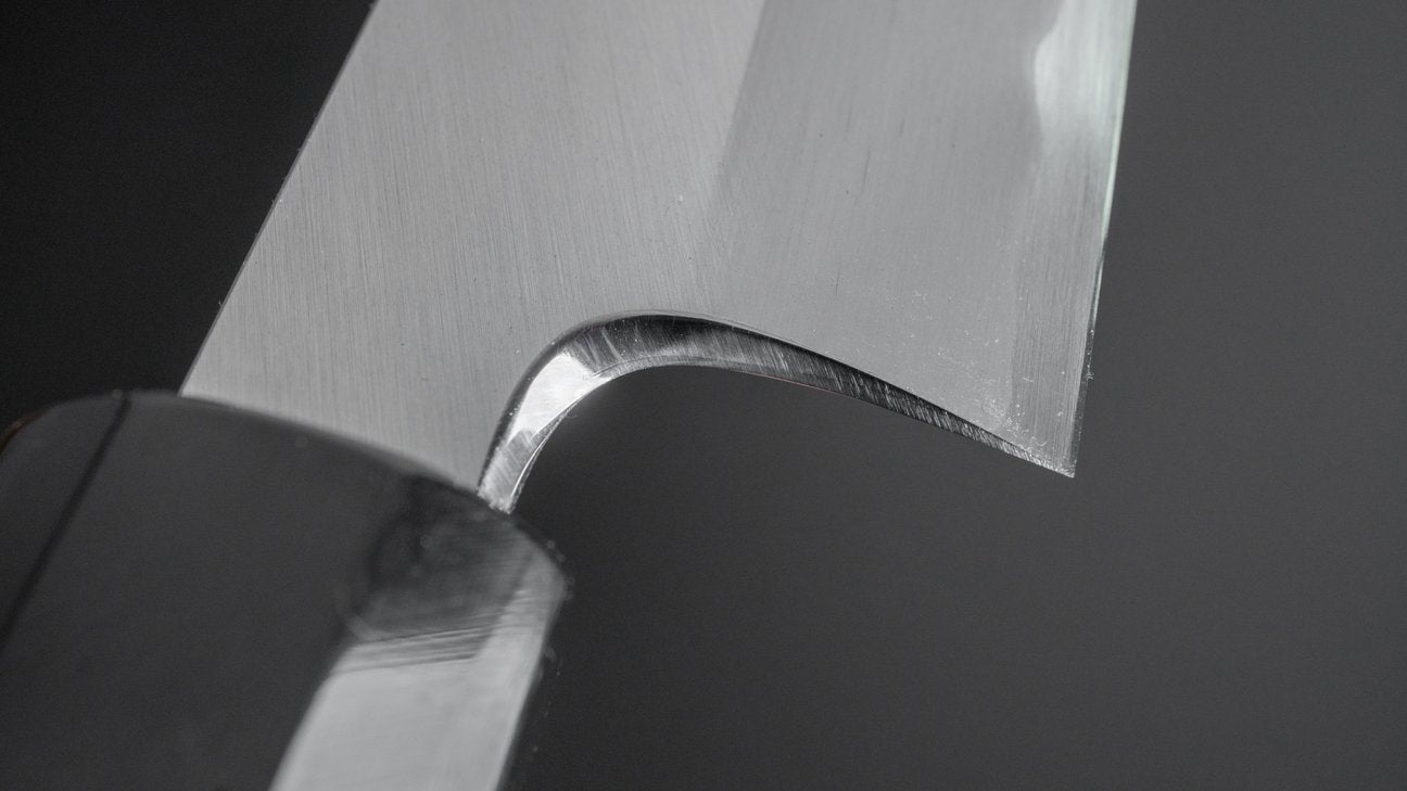 Hitohira Togashi White #1 Stainless Clad Migaki Sujihiki 240mm Ho Wood Handle