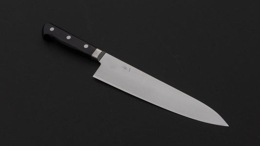 Hitohira T10 Migaki Gyuto 210 mm Pakka-handvat 