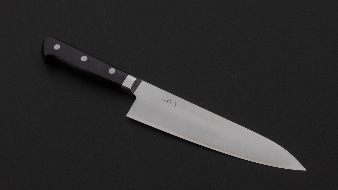 Hitohira T10 Migaki Gyuto 180 mm Pakka-handvat