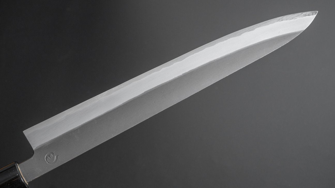 Hitohira Hinode Kurouchi Wit #2 Roestvrij beklede Sujihiki 270 mm Ho houten handvat