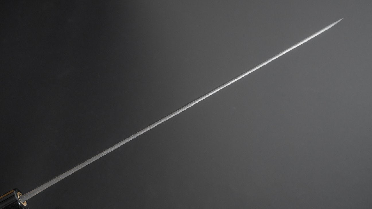 Hitohira Hinode Kurouchi Wit #2 Roestvrij beklede Sujihiki 270 mm Ho houten handvat