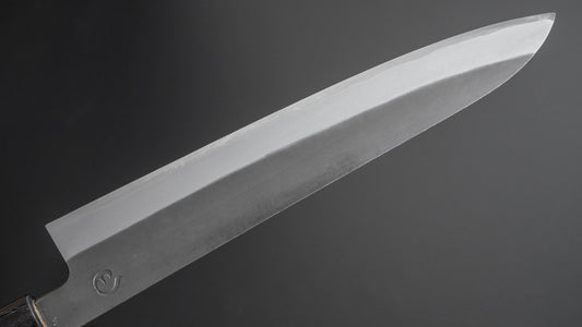 Hitohira Hinode Kurouchi White #2 Stainless Clad Sujihiki 210mm Ho Wood Handle
